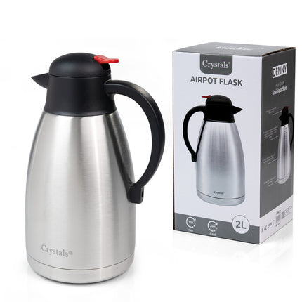 2L Stainless Steel Thermos Flask Vacuum Kettle