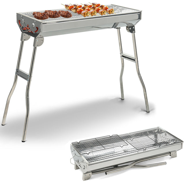 Folding Charcoal Barbecue Grill