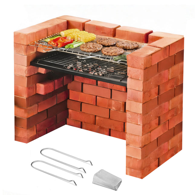 67cm BBQ Grill Tray Set DIY Outdoor