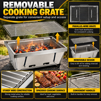 Mini Tabletop Barbecue Grill