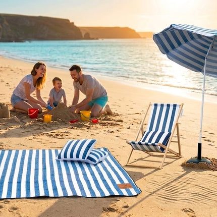 Picnic Mat with Umbrella & Deck Chair