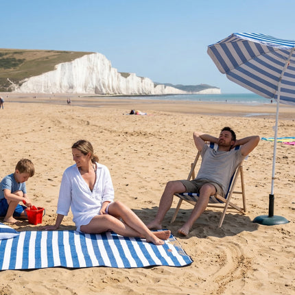 Picnic Mat with Umbrella & Deck Chair