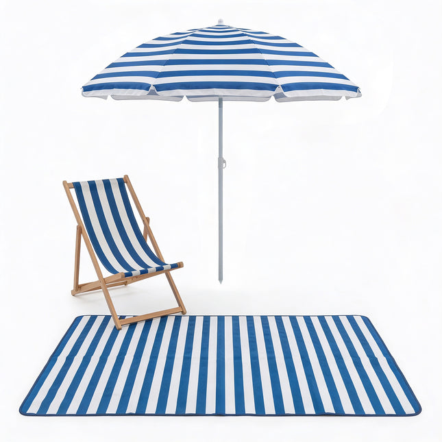 Picnic Mat with Umbrella & Deck Chair