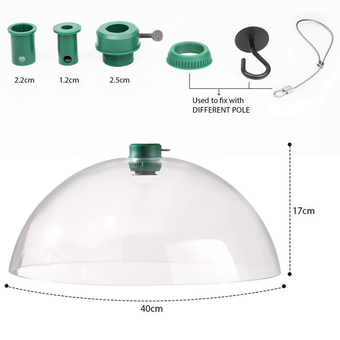 Squirrel Baffles Plastic Dome