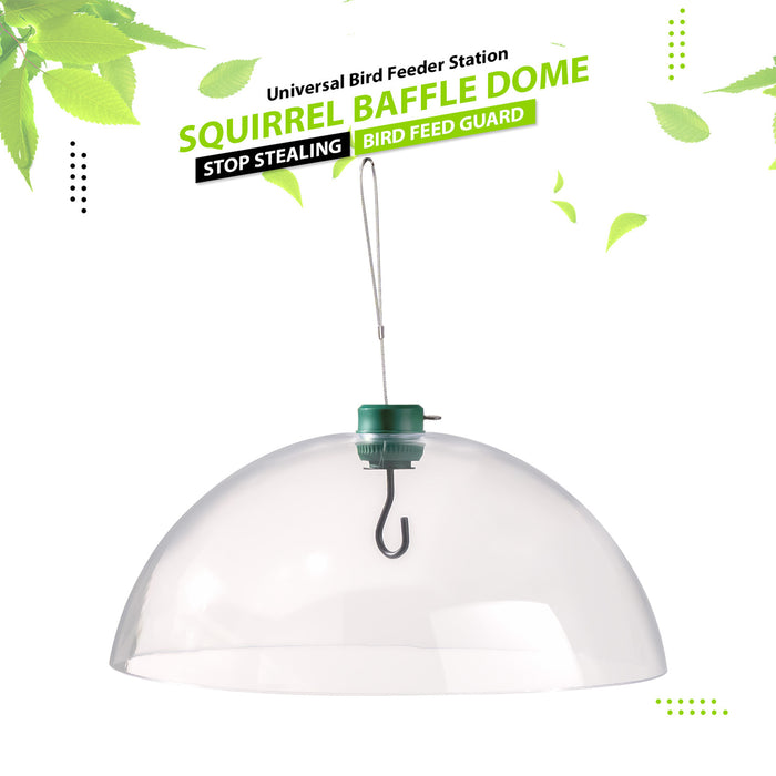Squirrel Baffles Plastic Dome