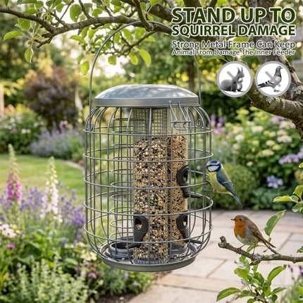 Squirrel Proof Seed, Nut, Fat Ball Bird Feeder