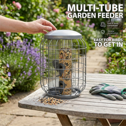 Squirrel Proof Seed, Nut, Fat Ball Bird Feeder