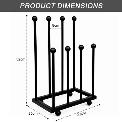 4 Pair Wellington Boot Shoe Rack