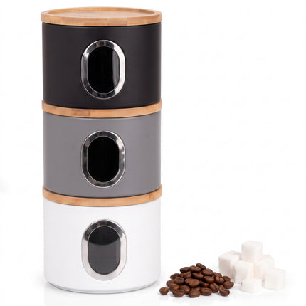 Tea Coffee Sugar Canister Set