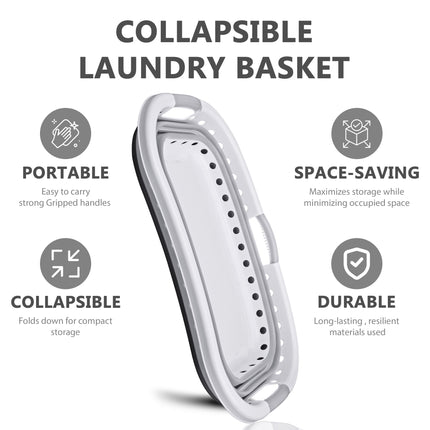 37L Foldable Collapsible Laundry Basket