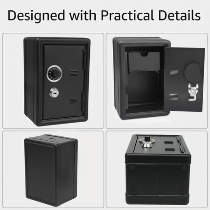 Mini Metal Coin Bank Locker