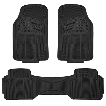 3PCs Universal Rubber Car Mat