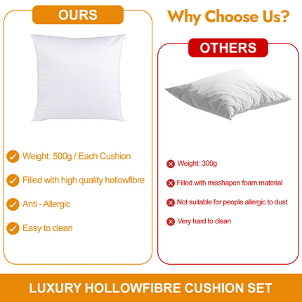 Water-Resistant Cushion Covers 45x45cm
