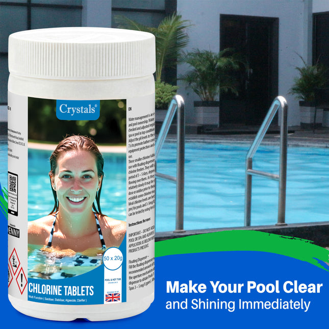 Chlorine Tablets + Floating Chemical Dispenser