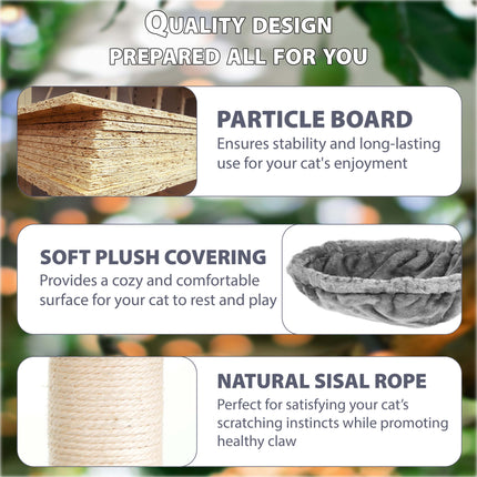 Large Cat Tree Multilevel Climbing Tower