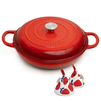 4L Cast Iron Shallow Casserole