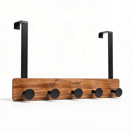 5-Hook Over Door Clothes Hanger Rack
