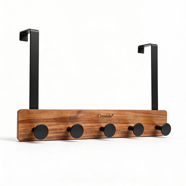 5-Hook Over Door Clothes Hanger Rack