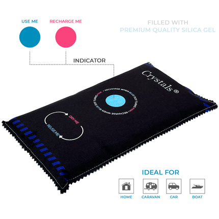 Reusable Car Dehumidifier Gel Bags - 500g