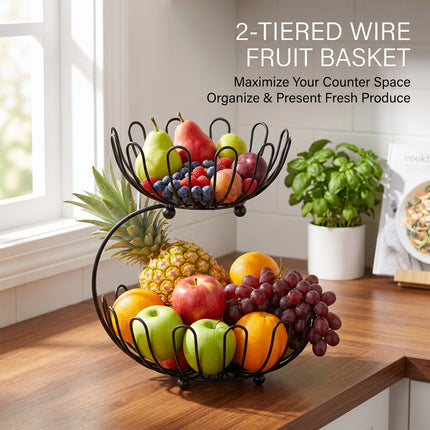 2 Tier Fruit Storage Basket