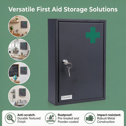 Lockable Stainless Steel Medicine Cabinet