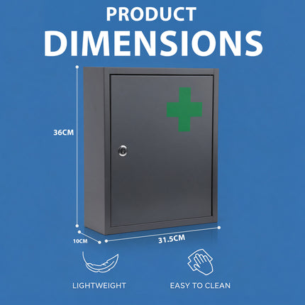 Lockable Stainless Steel Medicine Cabinet