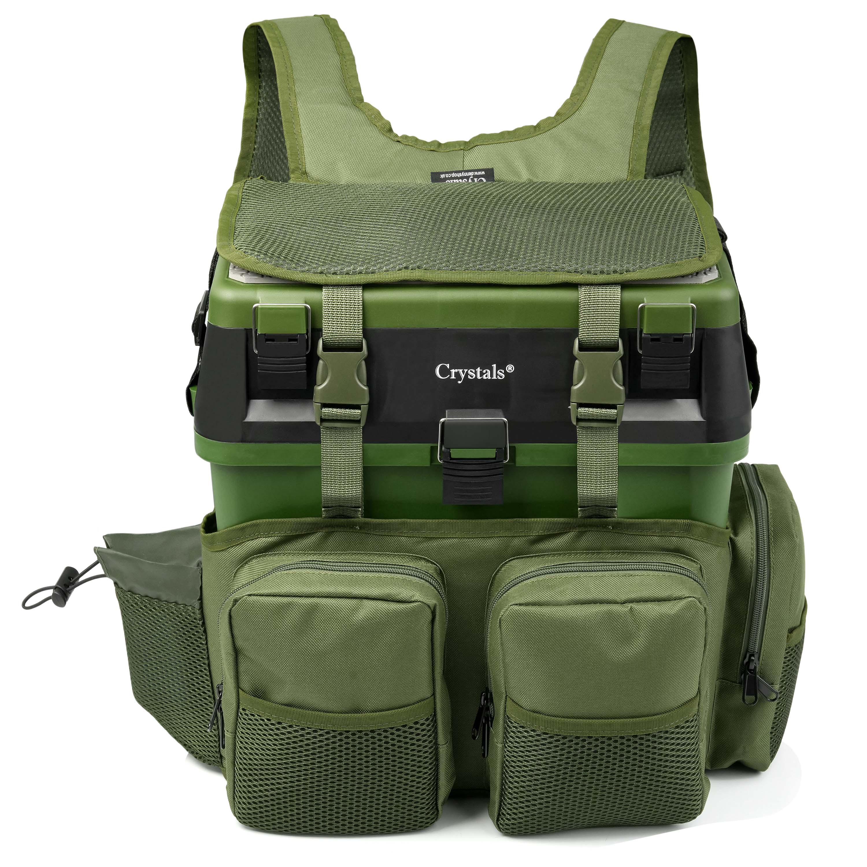 Fishing Tackle Box with Padded Seat & Straps Fishing Tackle Box with Padded Seat & Straps