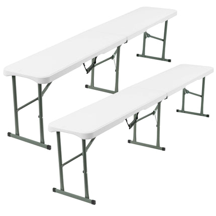 6FT Plastic Folding Bench