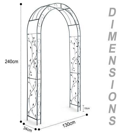 Heavy Metal Garden Arch Trellis