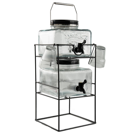 7L Glass Vintage Drinks Dispenser