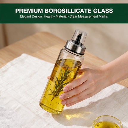 2Pcs Cooking Oil Bottles with Drizzlers