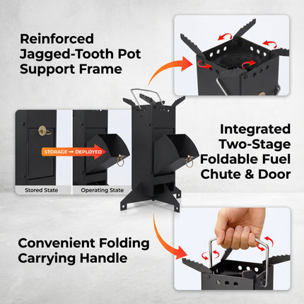 Rocket Wood Burning Stove