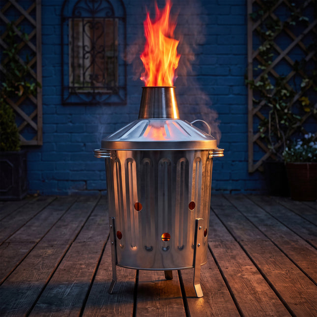 15L Mini Galvanised Incinerator
