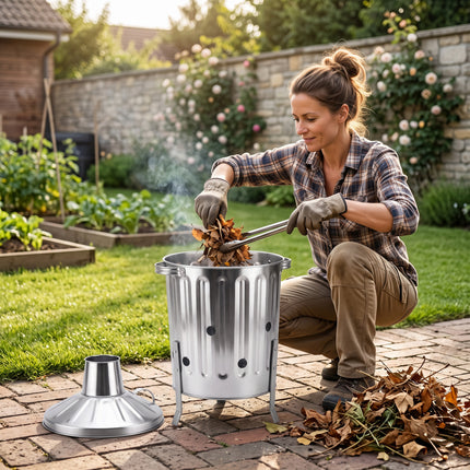 15L Mini Galvanised Incinerator