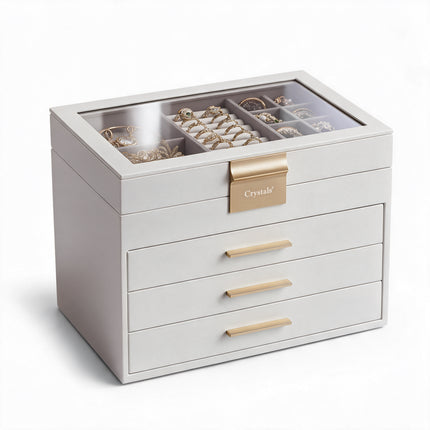 4-Layer Jewellery Storage Box with Drawers