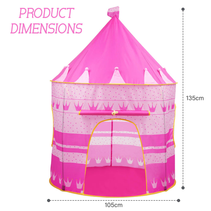 Kids Wizard & Princess Castle Tent Playing Tent