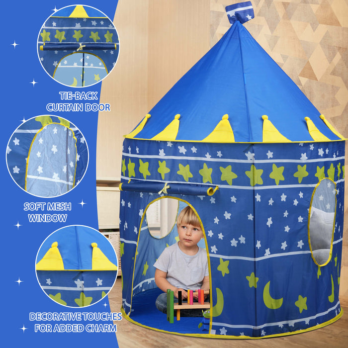 Kids Wizard & Princess Castle Tent Playing Tent