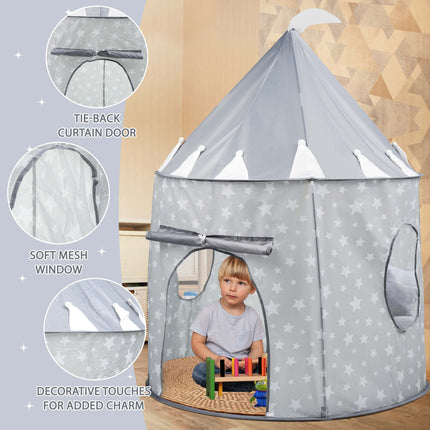 Kids Wizard & Princess Castle Tent Playing Tent