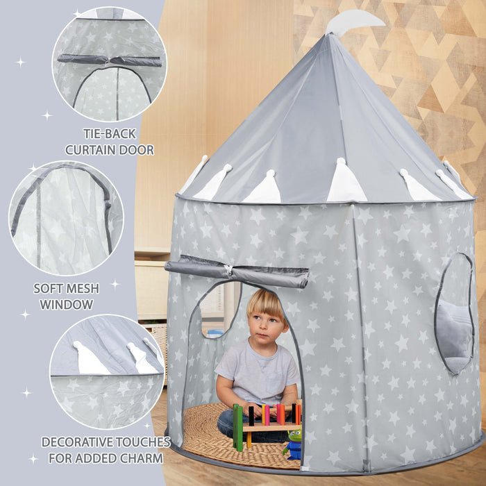 Kids Wizard & Princess Castle Tent Playing Tent