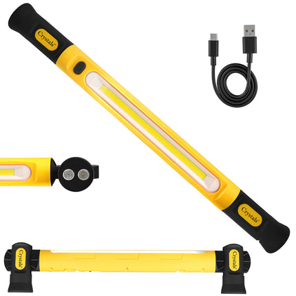 Rechargeable 3000LM Magnetic LED Work Light Bar – 3 Modes, Power Bank