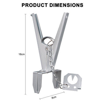 Heavy Duty Mole Claw Scissor Traps