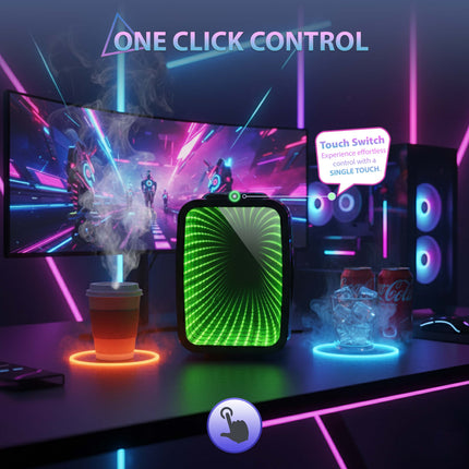 4L Mini Fridge with LED Mirror