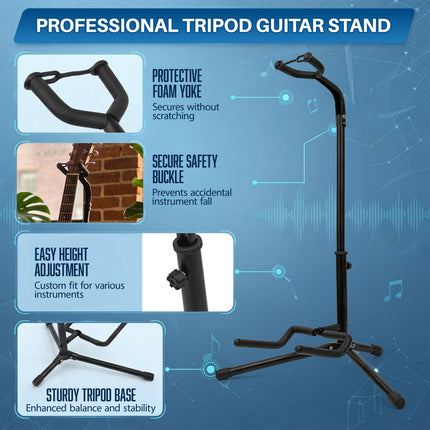 Tripod Telescopic Guitar Stand