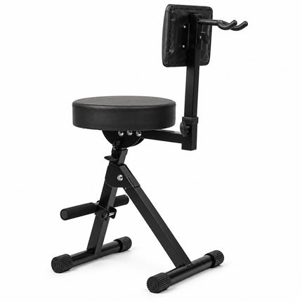 Padded Guitar Stool with Backrest