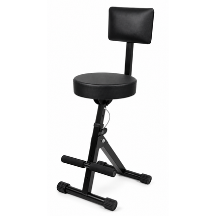 Padded Guitar Stool with Backrest
