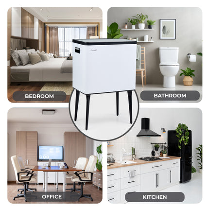 35L Press Top Rubbish Bin