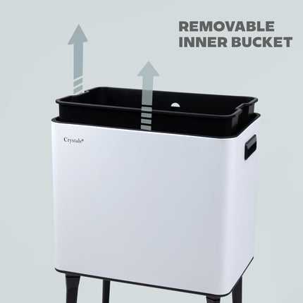 35L Press Top Rubbish Bin