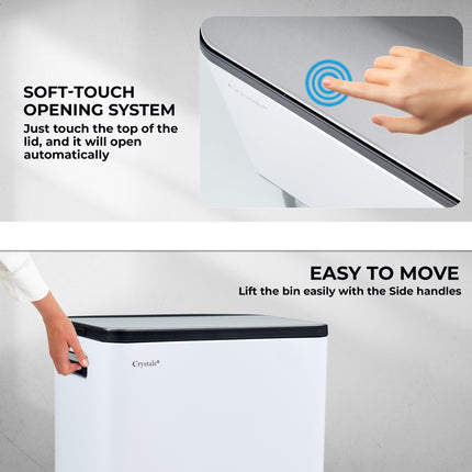 35L Press Top Rubbish Bin