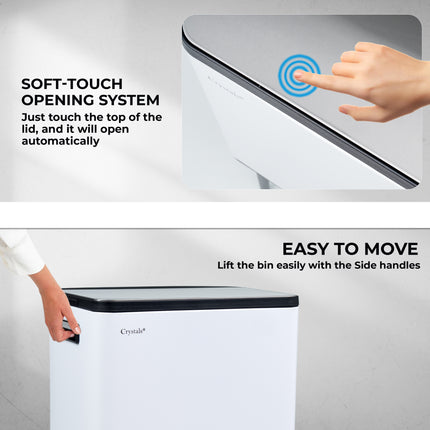 60L Dual Compartment Kitchen Bin