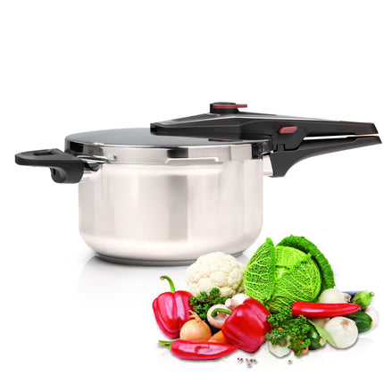 4L 6L Stainless Steel Pressure Cooker for Induction Hob Cooking